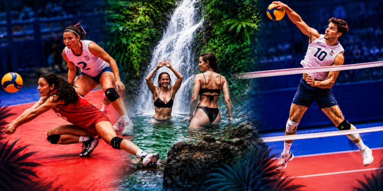 Costa Rica Volleyball Tour Collage